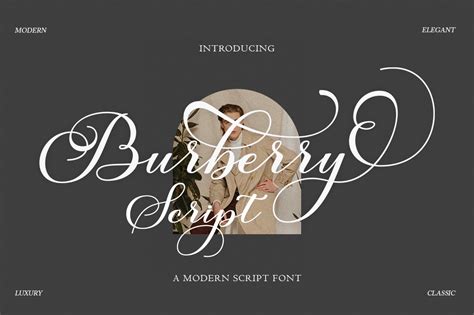 minimalist burberry font